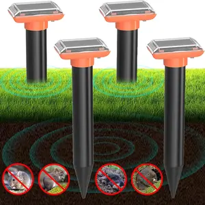 Outdoor Earthquake Simulation Animal Repeller, Plug-In Buzzing Vibration Device, Effective for Underground Snakes and Rats, Easy Installation