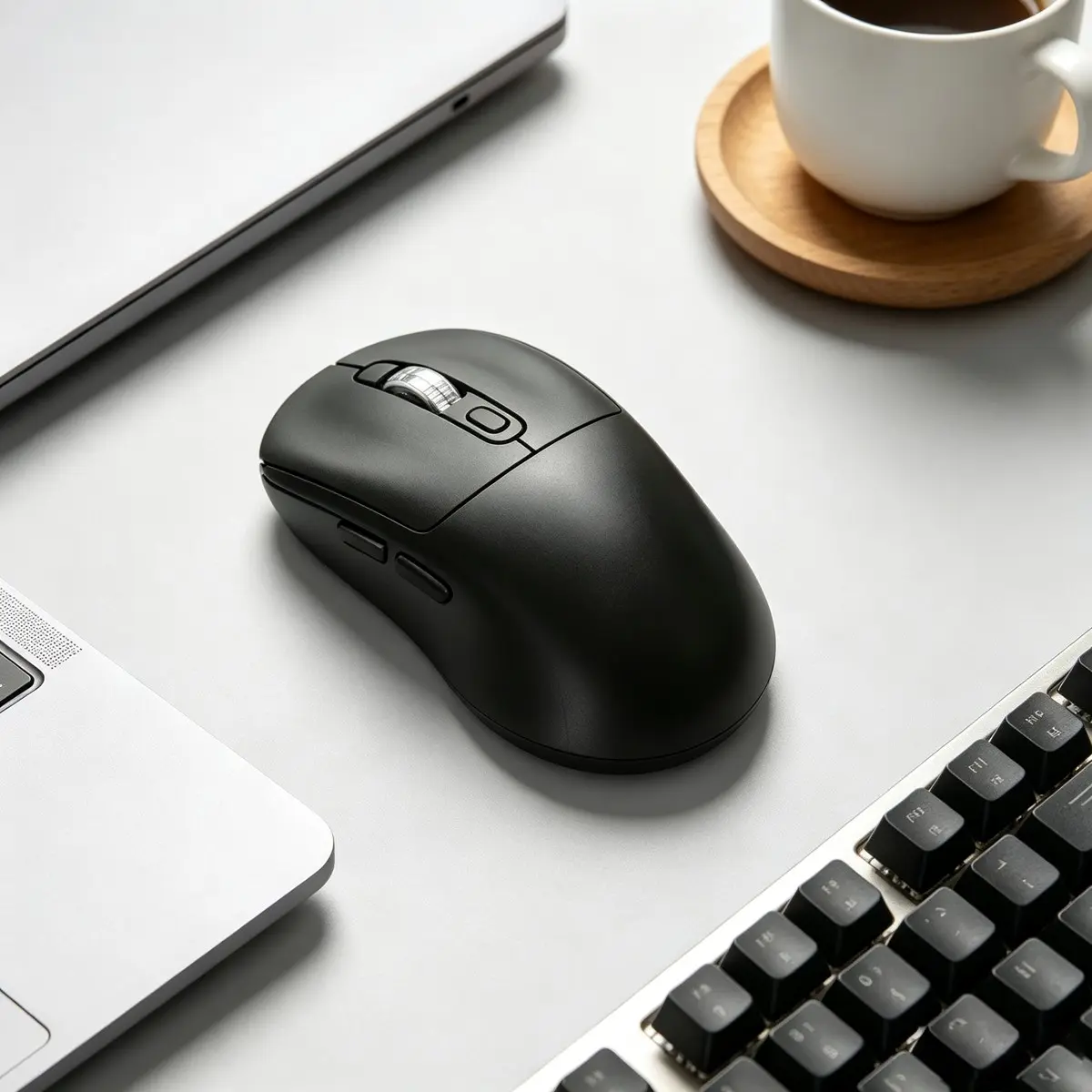 Rechargeable Dual Mode Wireless Mouse, 2.4G & Dual BT 3 Connection Modes, Adjustable DPI, Ergonomic Design with Comfort Grip, Long Battery Life Portable Office Mice, One-Click Device Switching, Compatible with Laptop Desktop, Multiple Colors Available