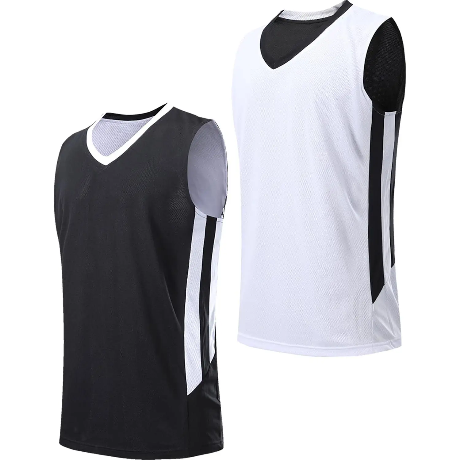 Liberty Imports Youth Boys Reversible Mesh Performance Athletic Basketball Jerseys Blank Team Uniforms for Sports Scrimmage