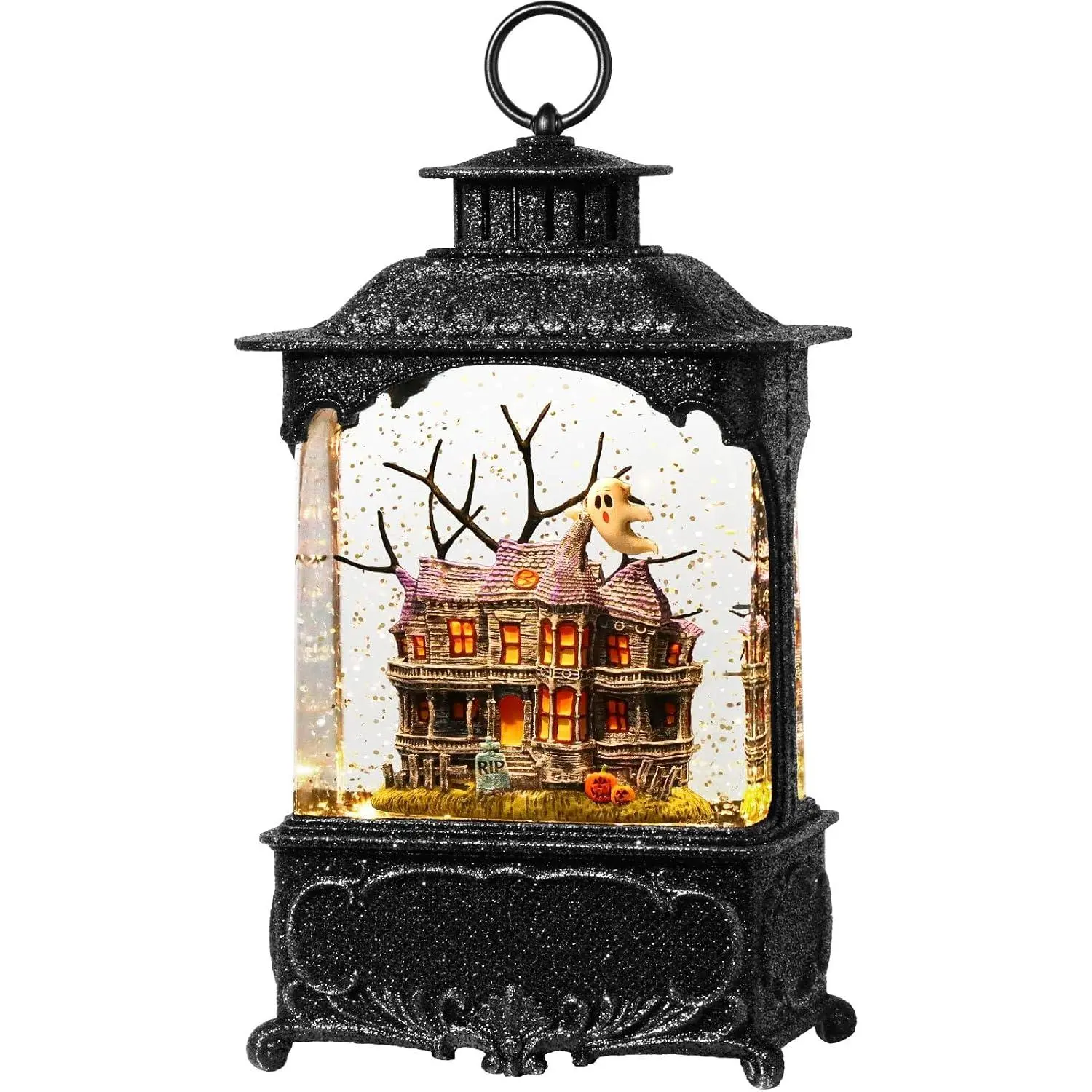 Halloween Snow Globe Lantern Haunted House Halloween Decorations