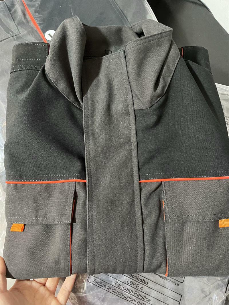 Men's Work Suit with Multiple Pockets Wear-Resistant for Car Maintenance & Work Safety Overalls Menswear Clothes Uniforms Workwear