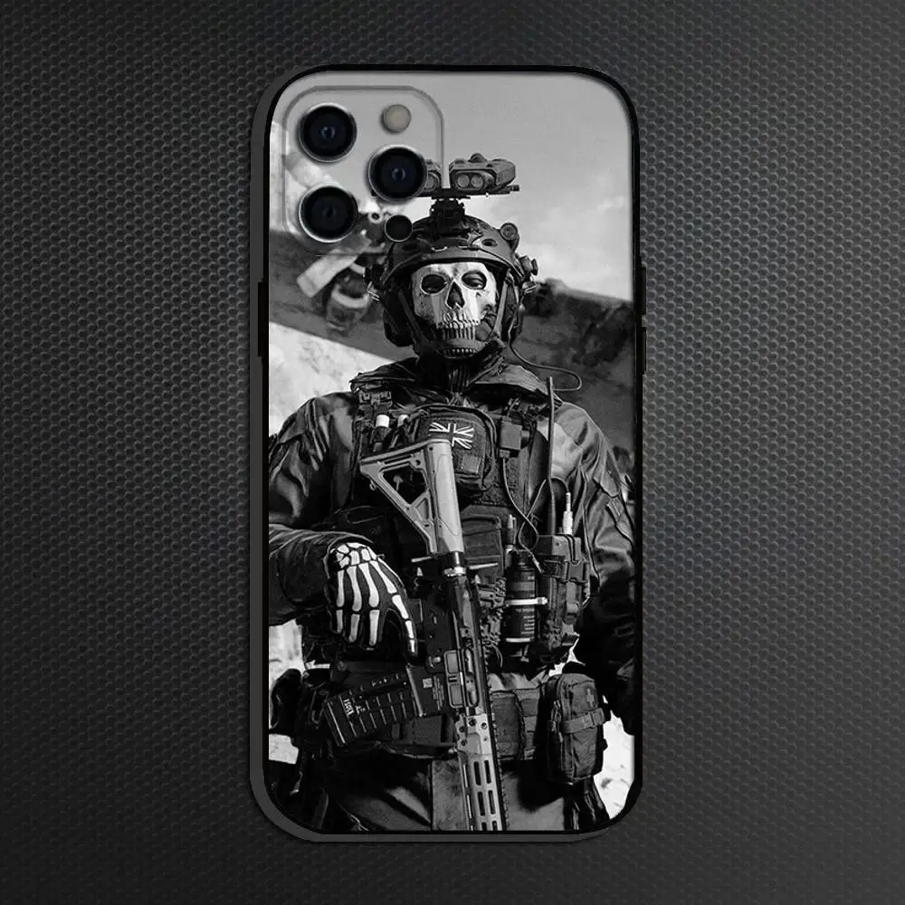 C-COD C-Call Of D-Duty Ghosts Phone Case For iPhone 17 Air 16 15 14 13 12 11 Pro Max Plus