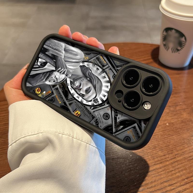 San Judas Tadeo Pattern Phone Case , Soft Silicone Tpu Protection and Shockproof For iPhone 17 16 15 Pro Max 14 16Pro 13 12 11 X Plus Air Mini 17e Money