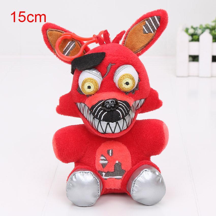 Plush Doll Pendant FN Bear Series Bonnie Rabbit Brown Bear Fox and Other Plush Pendants Male and Female Birthday Gifts