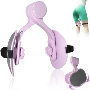 Pelvic Floor Exercise Device - Adjustable Angle Thigh Trainer with Thickened Silicone Pads & Security Strap, Inner Thigh Exerciser for Women, Home/Office