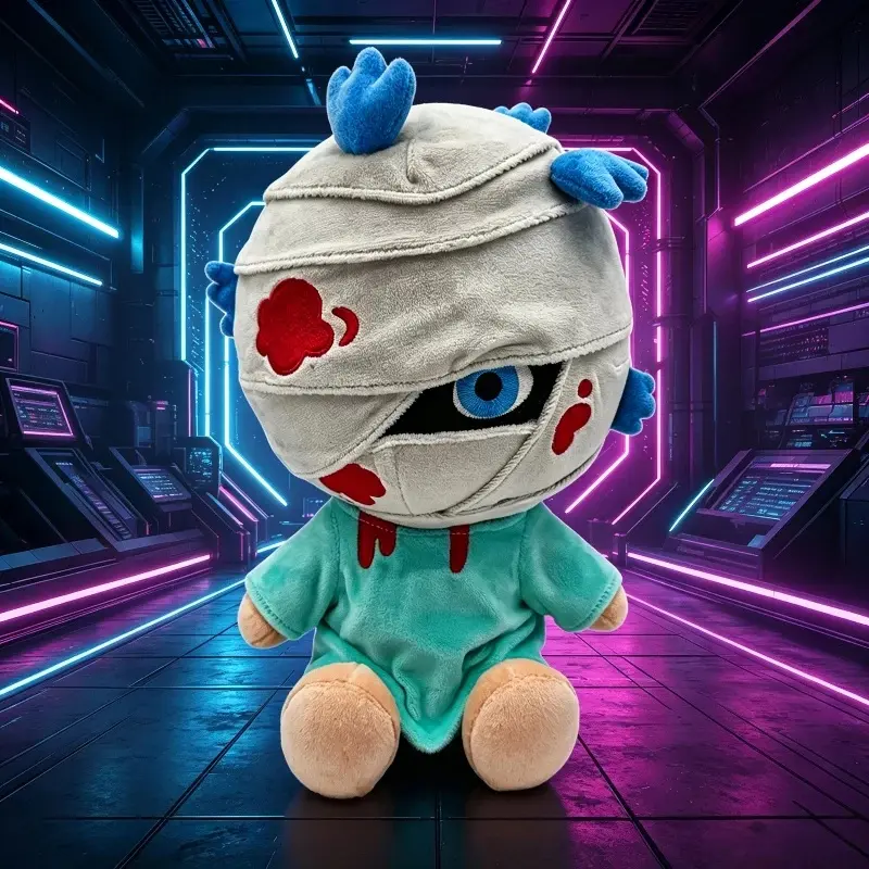Sally Face Plush Toy Soft Stuffed Huggable Anime Game Peripheral Collectible Home Room Decor For Anime Fans Collection Gift