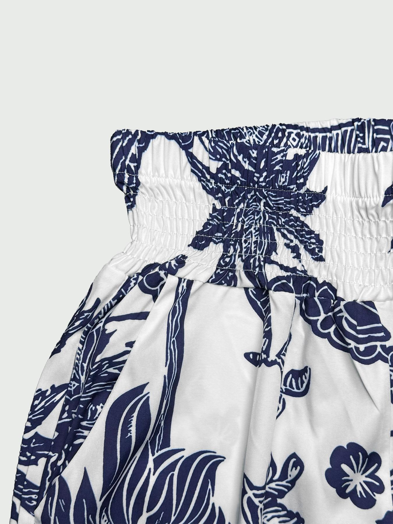 Women's Boho Style Floral Print Sleeveless Top & Belted Straight-Leg Pants Set, Casual Summer Outfit for Vacation