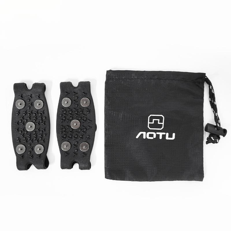 Easy Step 5 & 7 Tooth Snow Crampons Simple Anti Fall Spikes for Seniors and Daily Use