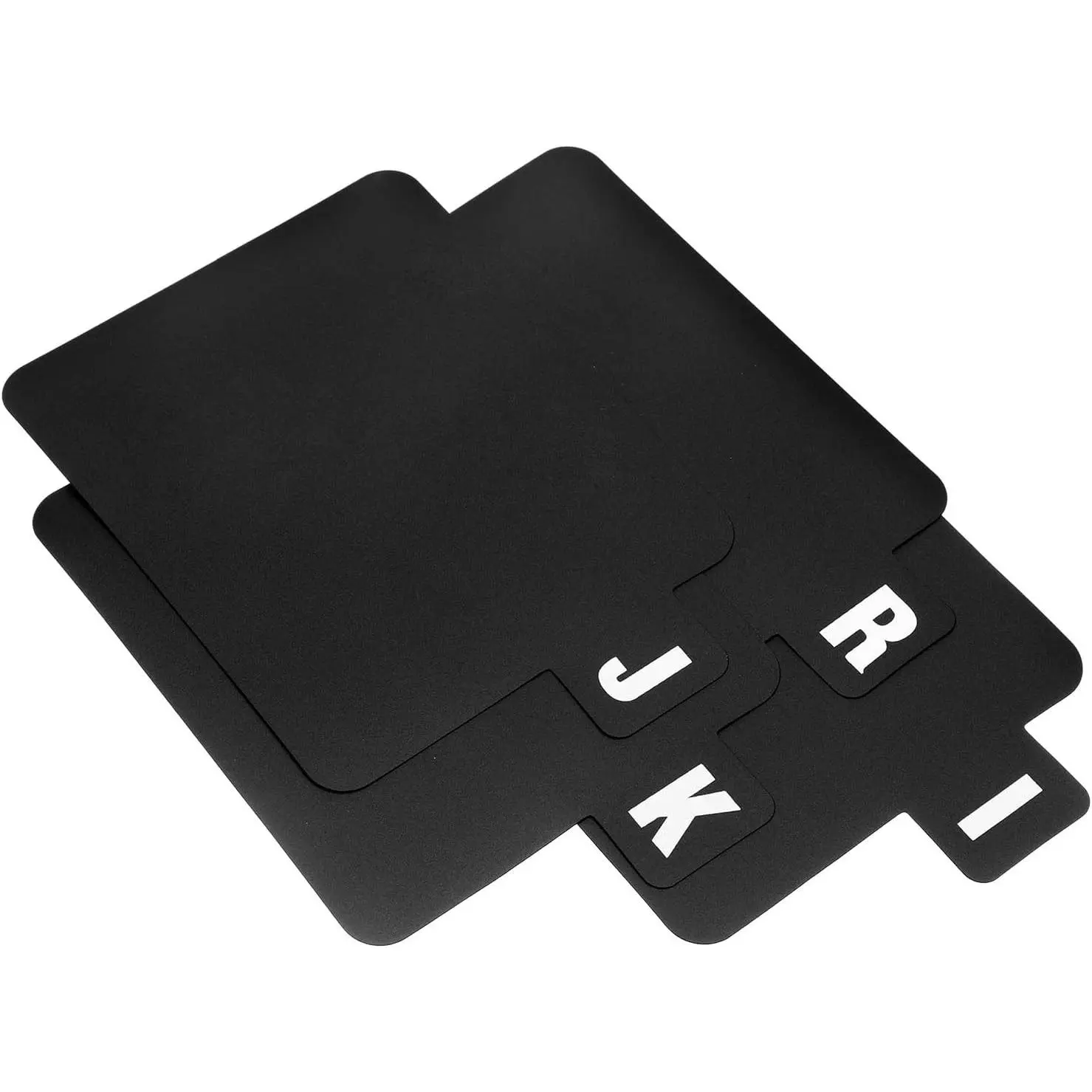 26 Pcs CD Dividers A-Z CD Alphabet Dividers with Tabs Vinyl Record Organizer Tabs Index Card Alphabetical Divider Seperators DVD Album Library Book Fling Cards Organizer Guides, 6.7 x 4.7Inch, Black
