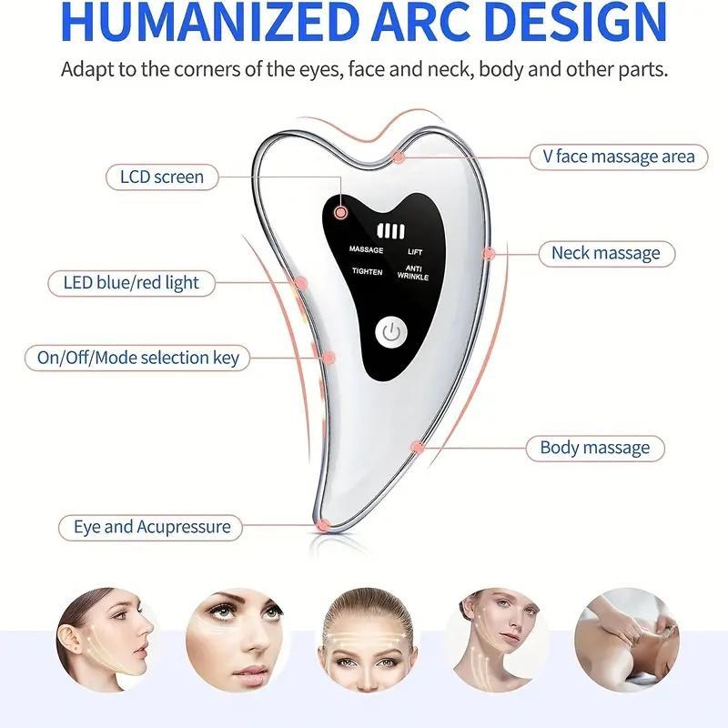 Electric Facial Massager, 1 Count Portable Electric Facial Massage Tool, Professional Face & Body Beauty Instrument for Women & Men