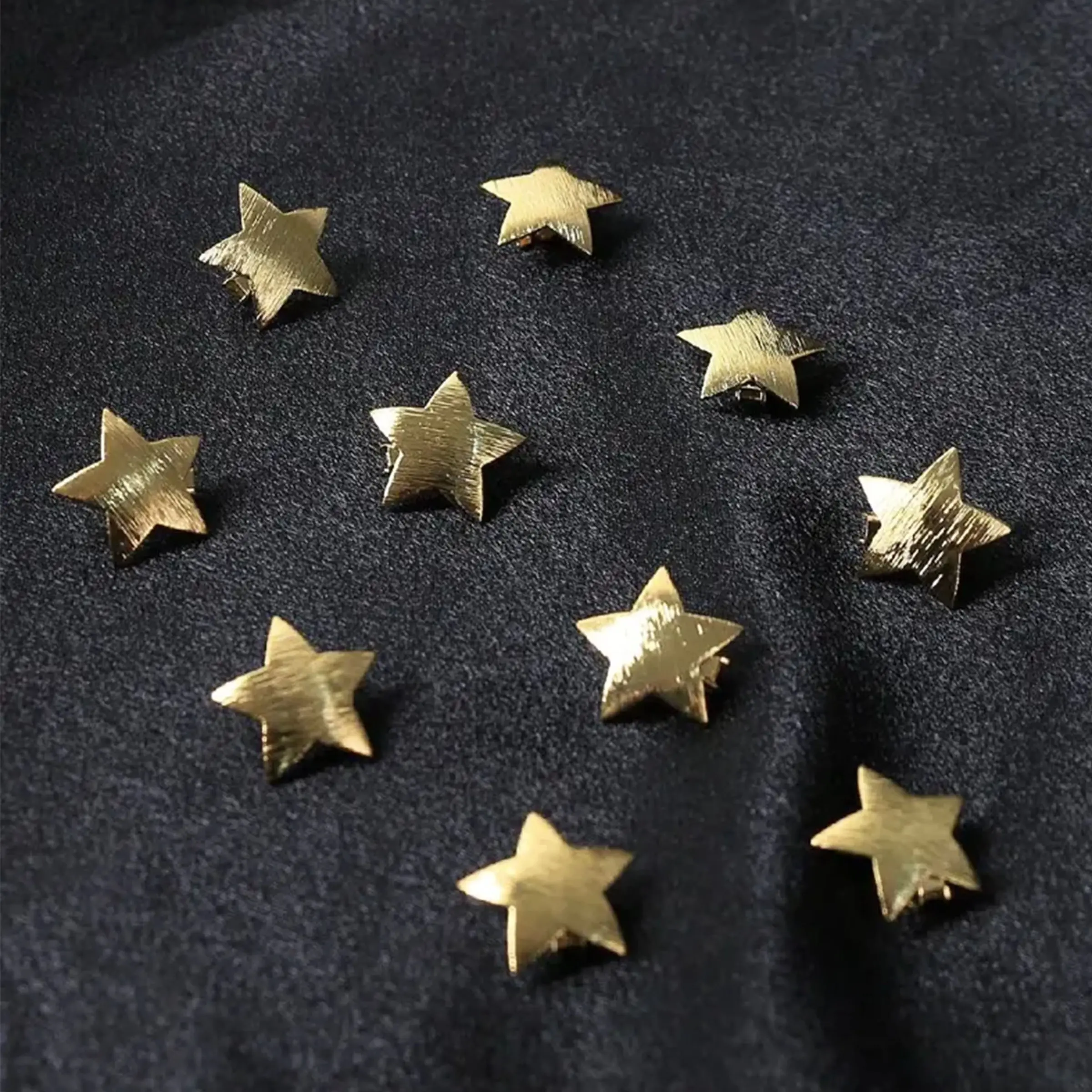 10Pcs Star Braided Hair Clips, Metal Bead Hair Clips, Fashionable Hair Accessories, Stylish Hairstyling Tools