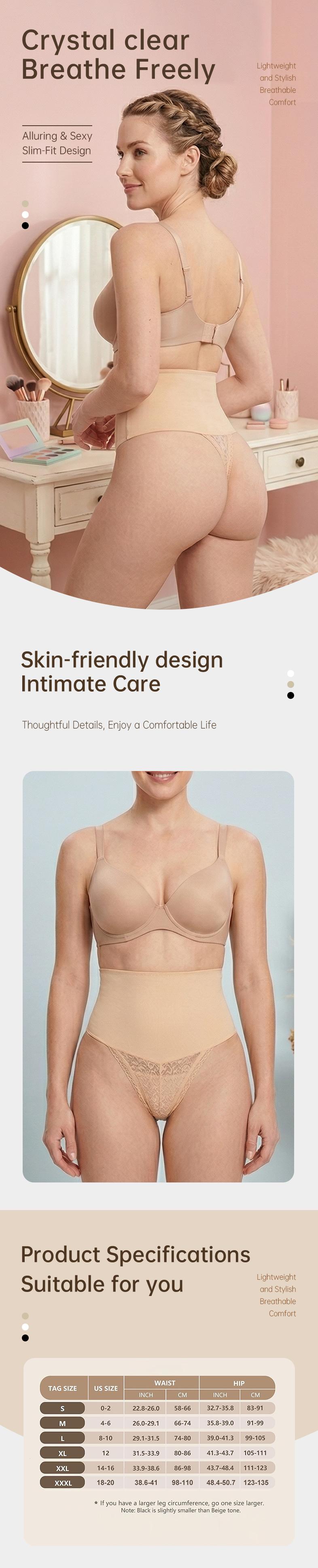 Tummy Control Thong Shapewear for Women High Waist Shaping Underwear Seamless Body Shaper Panties Girdle Womens Thong Shapewear Mid to High Waisted Shaper Thong WN00 High Waist Shaping Pants Plus Size Lace Seamless Waist Shaper