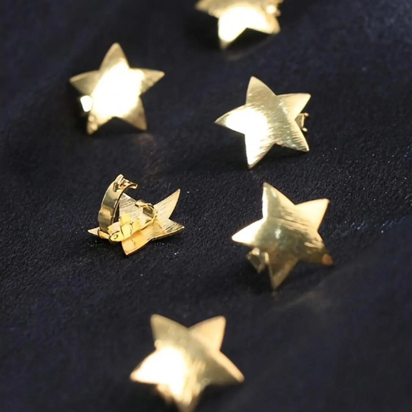 10pcs Star Braid Hair Cuffs, Brushed Metal Bead Clips, Stylish Edgy Hair Accessories, Boho Braid Decor, Sparkly Hair Jewelry, Fashion Hair Accessories