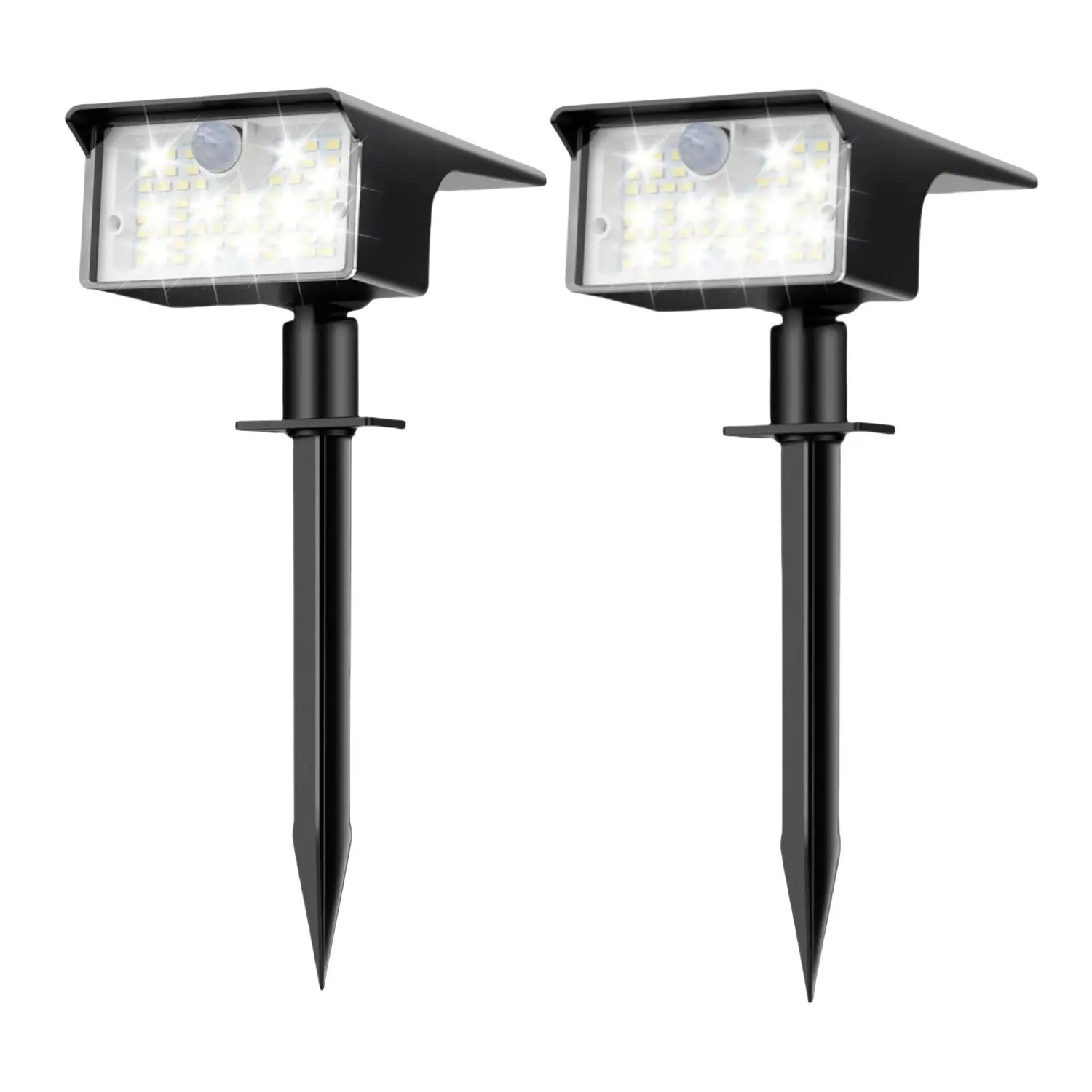 Solar Powered Outdoor Spotlight, 3 Modes Waterproof Solar Outdoor Floodlight, IP65 Outdoor Solar LED Garden Yard Patio Lawn Landscape Fence Pathway Lighting
