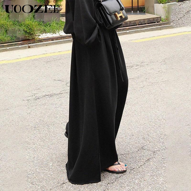 UOOZEE Women's  -Leg Solid Color Pants - Simple and comfortable, no sense of restraint, suitable for casual daily wear, home, easy party  trouser casual loose Womenswear Bottom