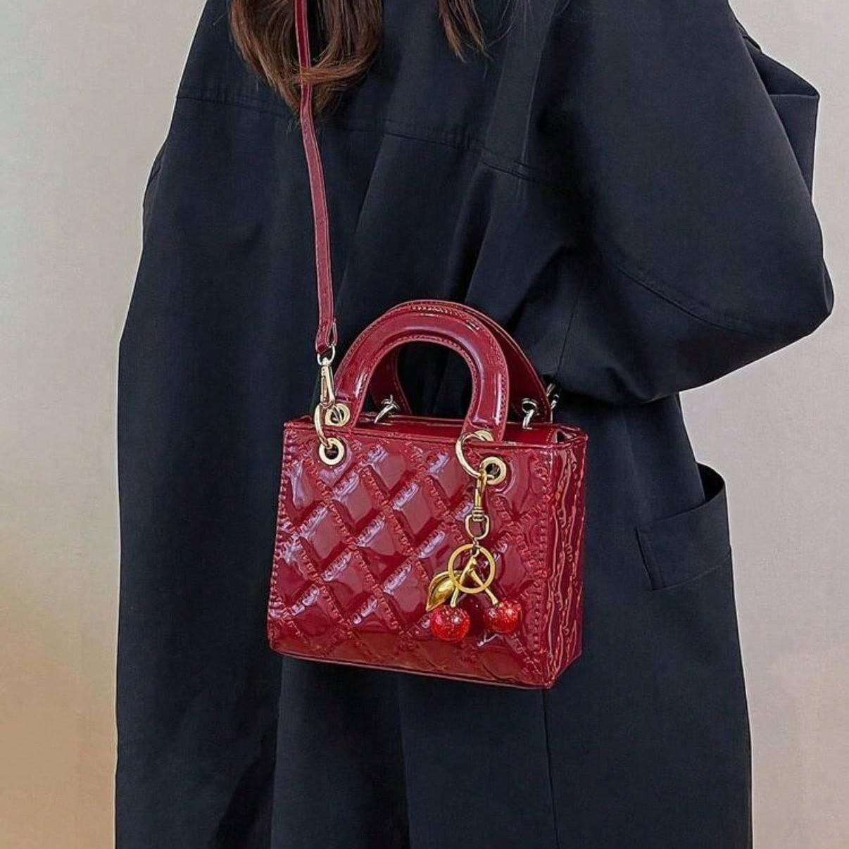 New Arrival Petite & Elegant High-End Tote Bag For Women, Fashionable & Lightweight, Best Selling New Style, Diamond Embroidery Handbag, Satchel & Shoulder Bag, Suitable For Spring/Summer Vacation, Campus Life, Daily Commute, Christmas Gift, Party &