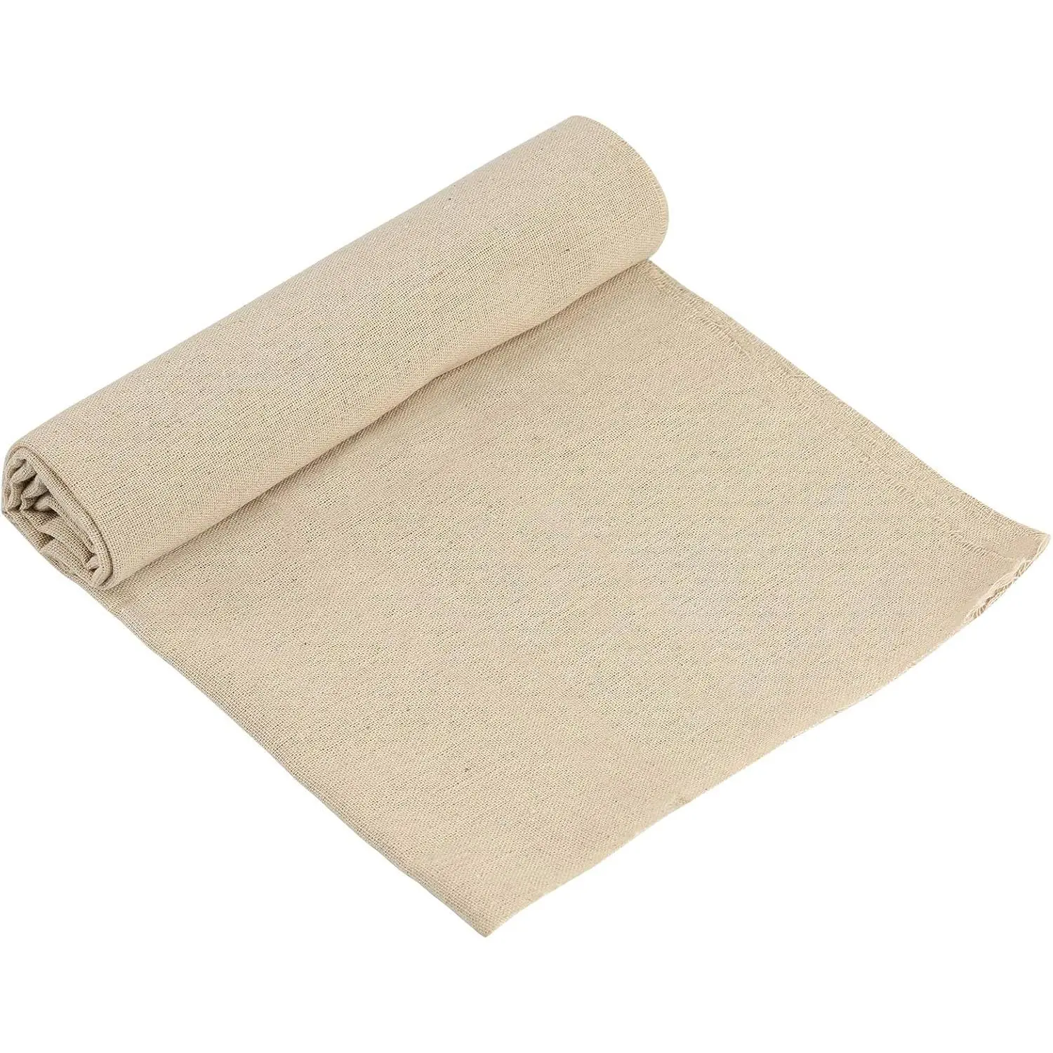 Color Linen Needlework Fabric, (59In x 19In) Large Size Linen Fabric Cloth Linen Fabric for Making Garment Craft Upholstery Flower Pot Decoration