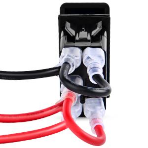 Nilight 3Gang Aluminum 5Pin ON/Off Blue Rocker Switch Panel w/ 4.8 Amp Dual USB Charger Voltmeter