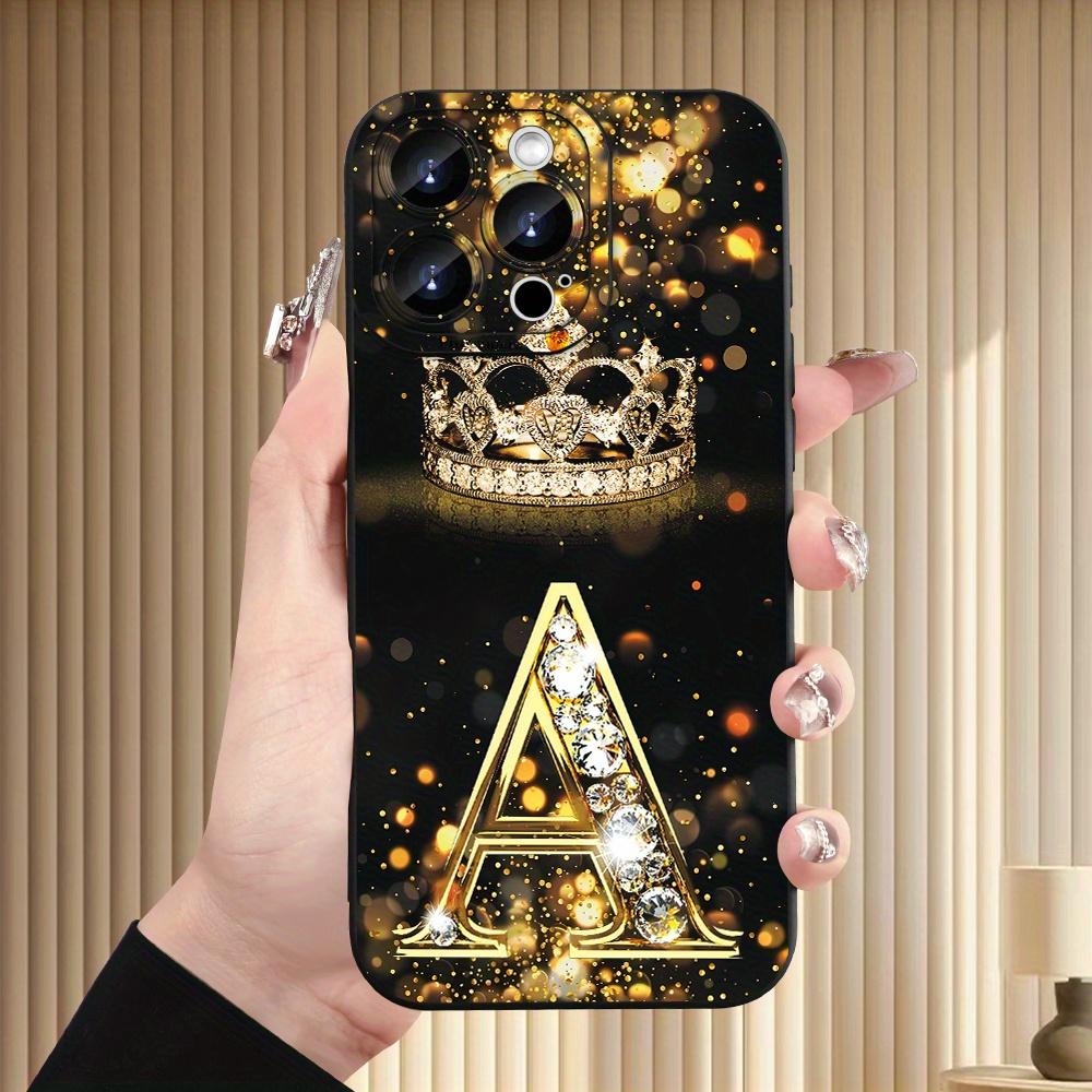 A creative letter A pattern phone case, TPU shockproof full protection case, suitable for iPhone 17/16/15/14/13/12/11 PRO MAX PLUS AIR E XS and PROMAX MINI, an ideal gift for friends and family, MS2361