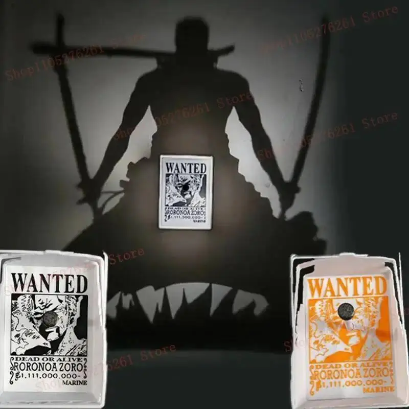 New Zoro Wall Lamp Figure Toy Anime Peripherals Kid The Phantom Thief Kaitou Kiddo Night Light Model Collection Toys