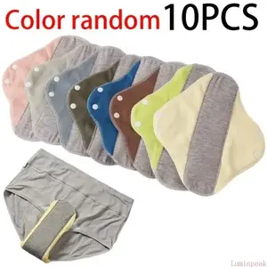 10 Pack Washable Underpads, Reusable Graphene Bed Protectors with Heavy-Duty Absorbency, Waterproof for Elderly Home & Nursing Care, Incontinence Pads
