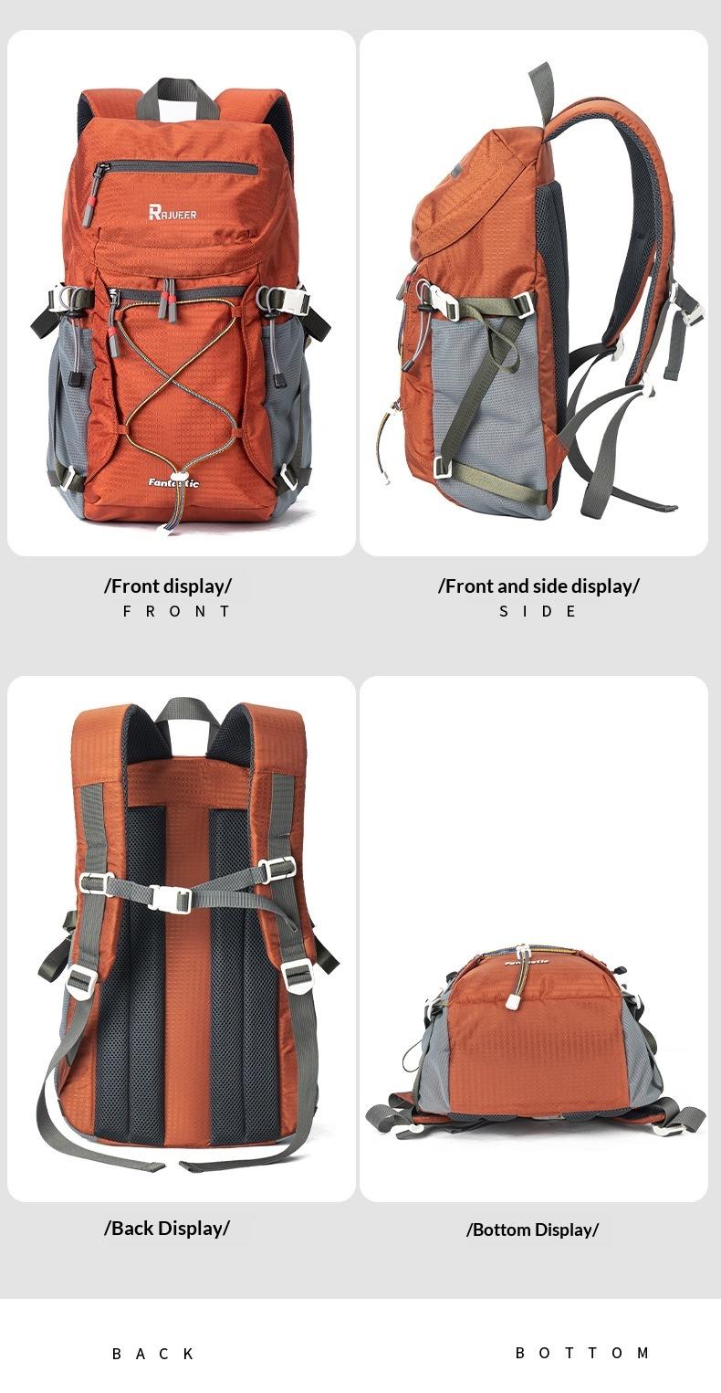 Lightweight outdoor hiking backpack, new casual trekking backpack for men and women, travel backpack, lightweight school bag, sports backpack