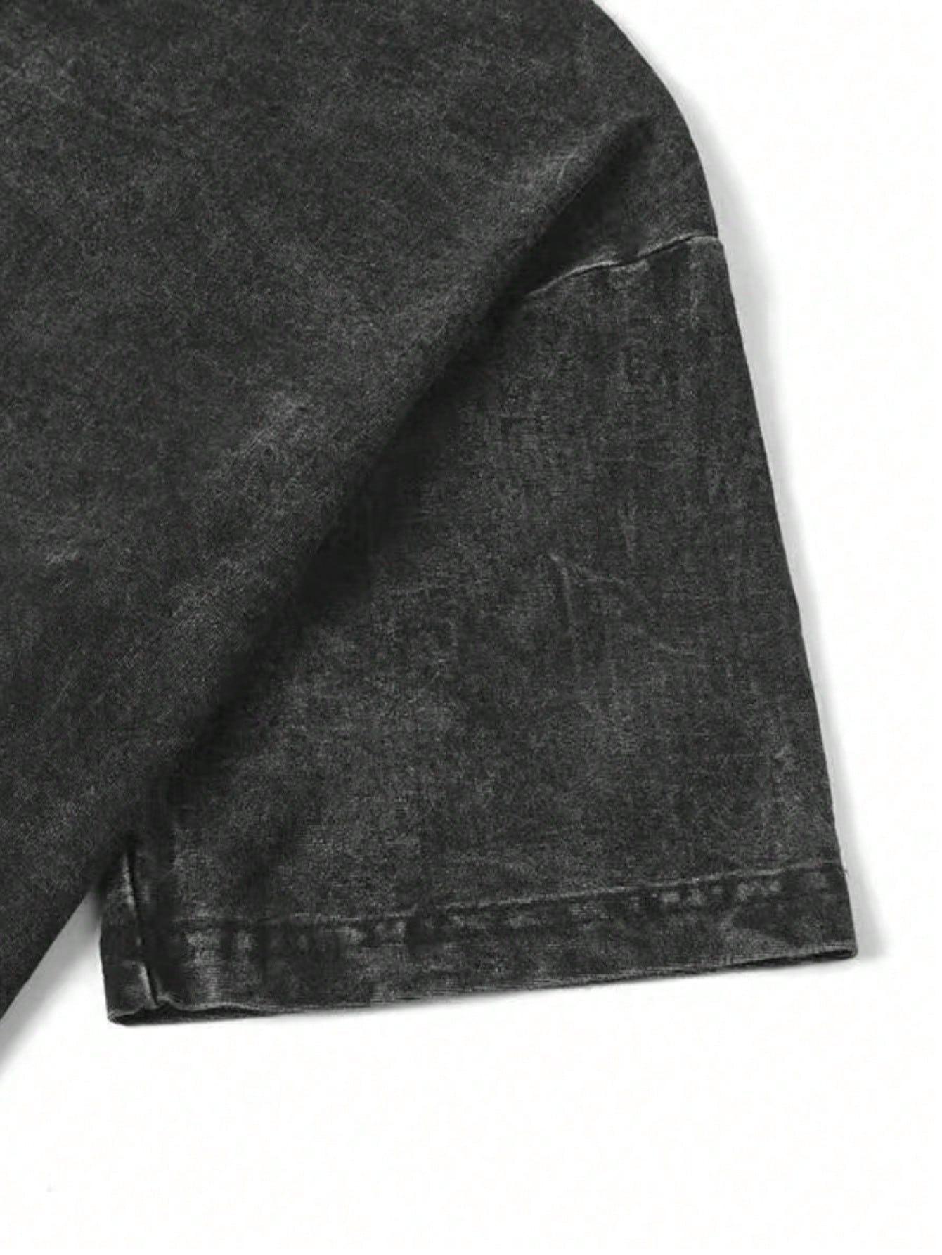 Bad Omens The Death of Peace of Mind Vintage Gothic T-Shirt - Oversized Unisex Band Tee with Panther Graphic & Logo Print, Soft Washed Retro Rock Shirt for Men & Women, All-Season Comfort Fit, Loose Round Neck, Gothic Style, Bold Statement