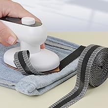 1.5 Inch Width Hem Tape for Pants - No Sew Washable Hem Tape, Easy Iron-On Hem Tape for Quick Repairs and Alterations (Black, 5.5 Yard)