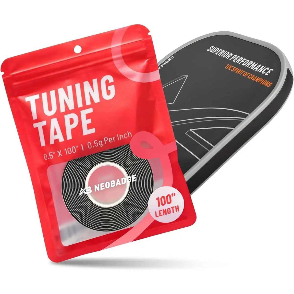 Pickleball Paddle Tuning Tape - 13-16mm Lead-Free Alternative, Tungsten Weights Option, High Adhesion for Customize Paddles, Precise Weighting & Adjustable Balance Control