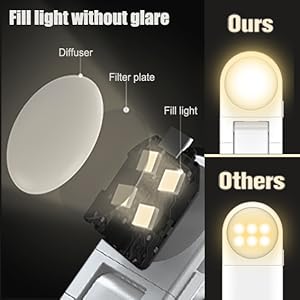 Selfie Stick Tripod with Wireless Remote, 46'' Cellphone Selfie Stick Tripod with LED Fill Light, for iPhone 16/15/14/14 pro/13/13 Pro/12/11/11 Pro/XS Max/XS/XR/X/8/7 and Android Smartphone(Upgrade)