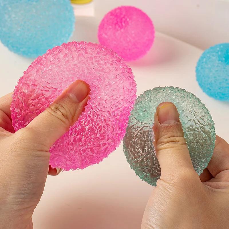 Venting Balls Squishy Fidget Toy Slow Rebound Anxiety Relief Soft Sensory Squeeze Toys for Adults Kids Birthday Gifts Perfect for Stress Relief