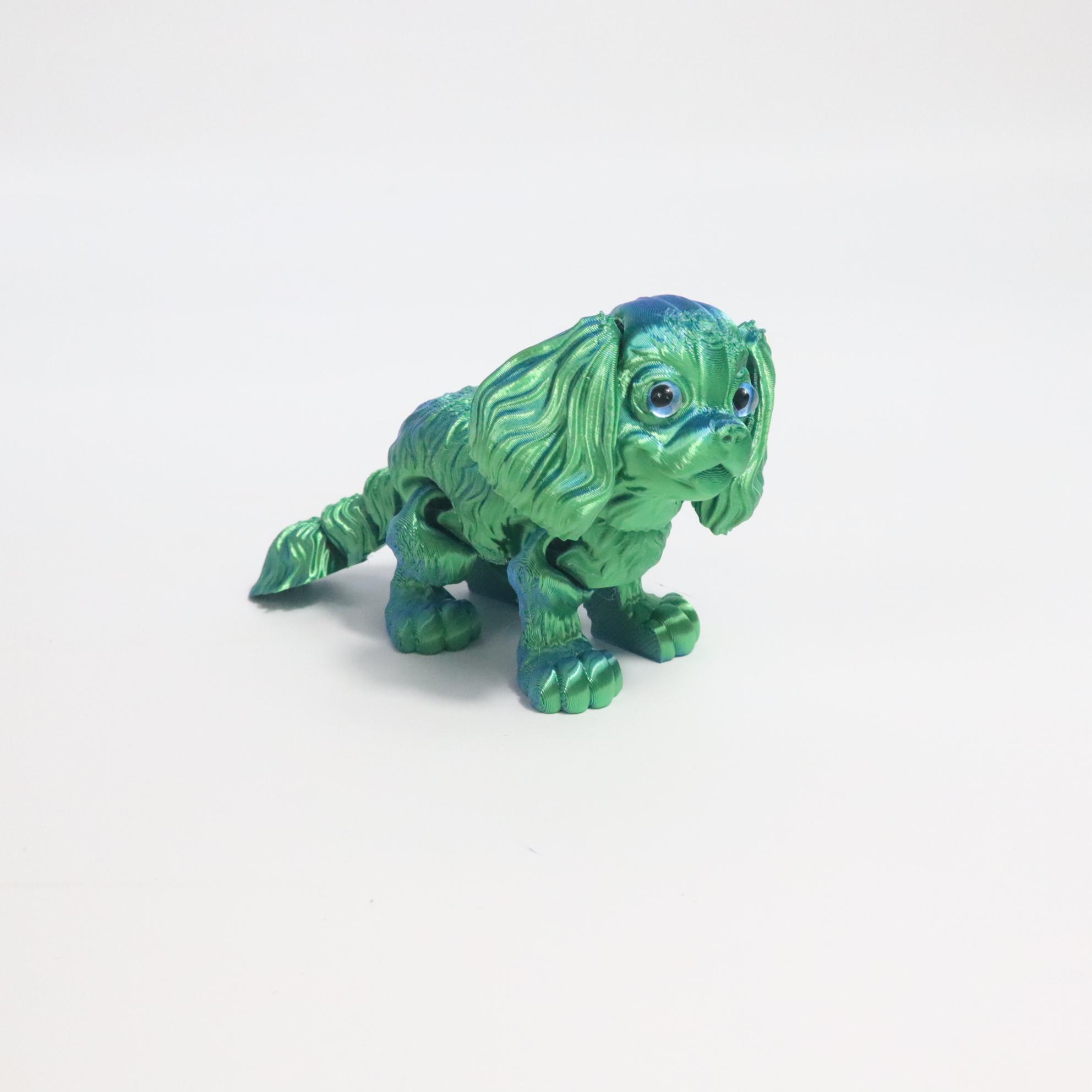 3D Printed Poodle Dog Figurine, Large & Small Sizes Available Decorative Fidget Figurine, Durable Plastic Material, Perfect Gift for Any Occasion, Articulated Fidget Figurines, Doll Figurines, Collectible Figurines