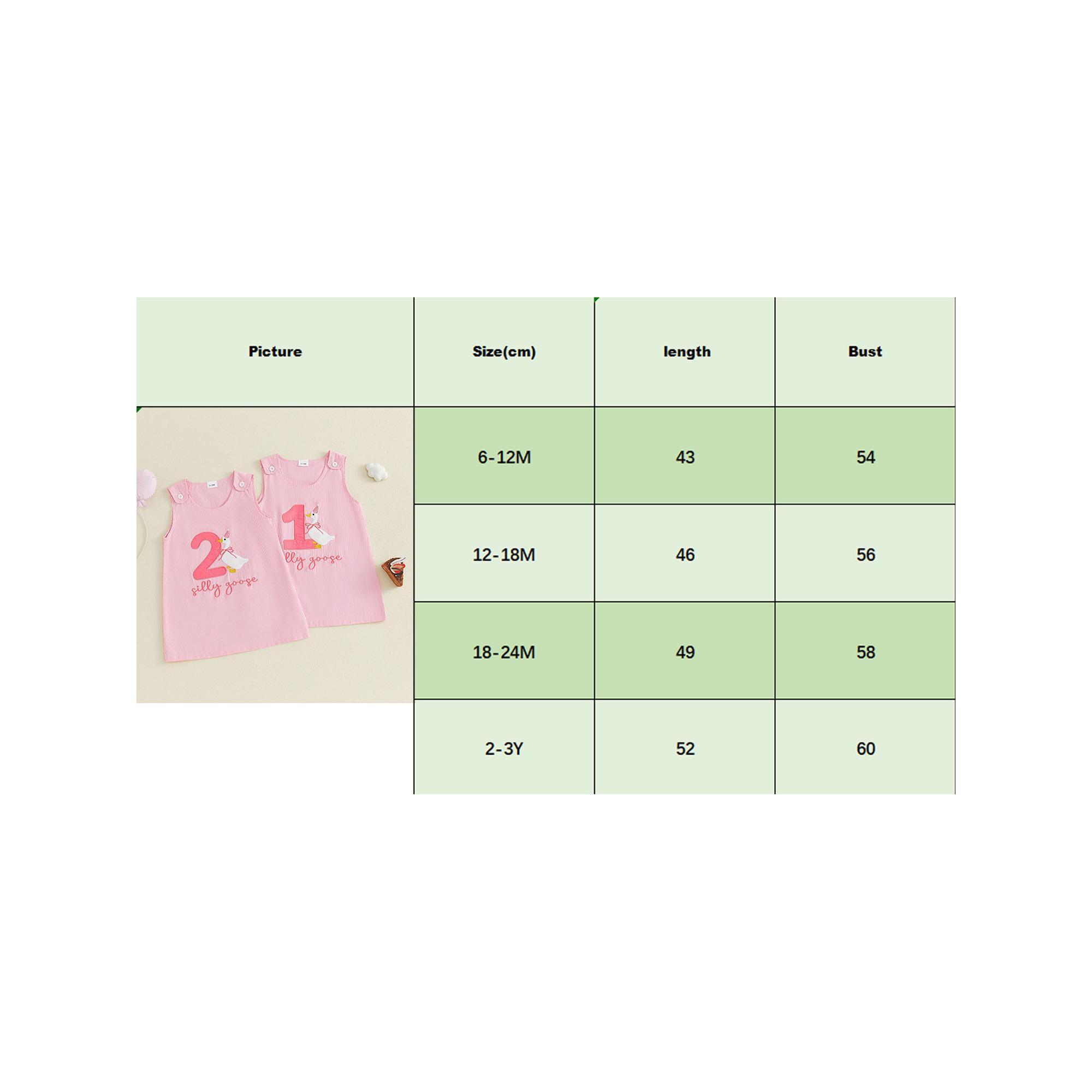 Afunbaby Toddler Baby Girl Goose Dress Birthday Outfit Doll Collar Sleeveless A-Line Girls Summer Dress Kids Clothes