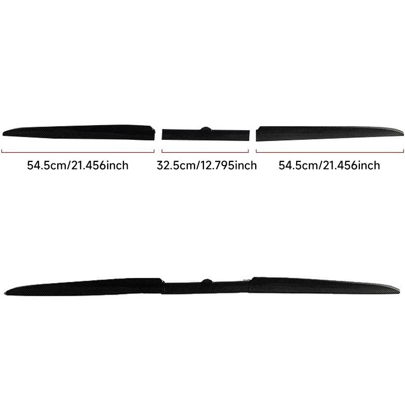 Car Modified Three-section Tail Wing, Adjustable Length Universal Car Rear Spoiler, Car Exterior Accessories