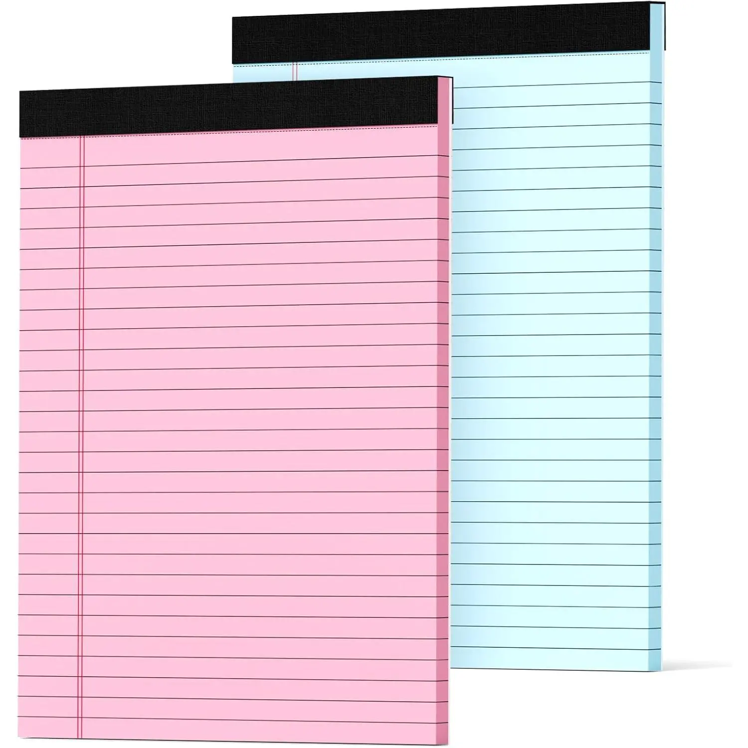 Colored Legal Pads 8.5 x 11, 2 Pack  Notebook Paper 8.5 x 11 Note Pads | 8.5x11 Notepad, Paper Pads 8.5x11 Writing Pads, Colored Lined Pads of Paper, Wide Ruled, 30 Sheets/Pad