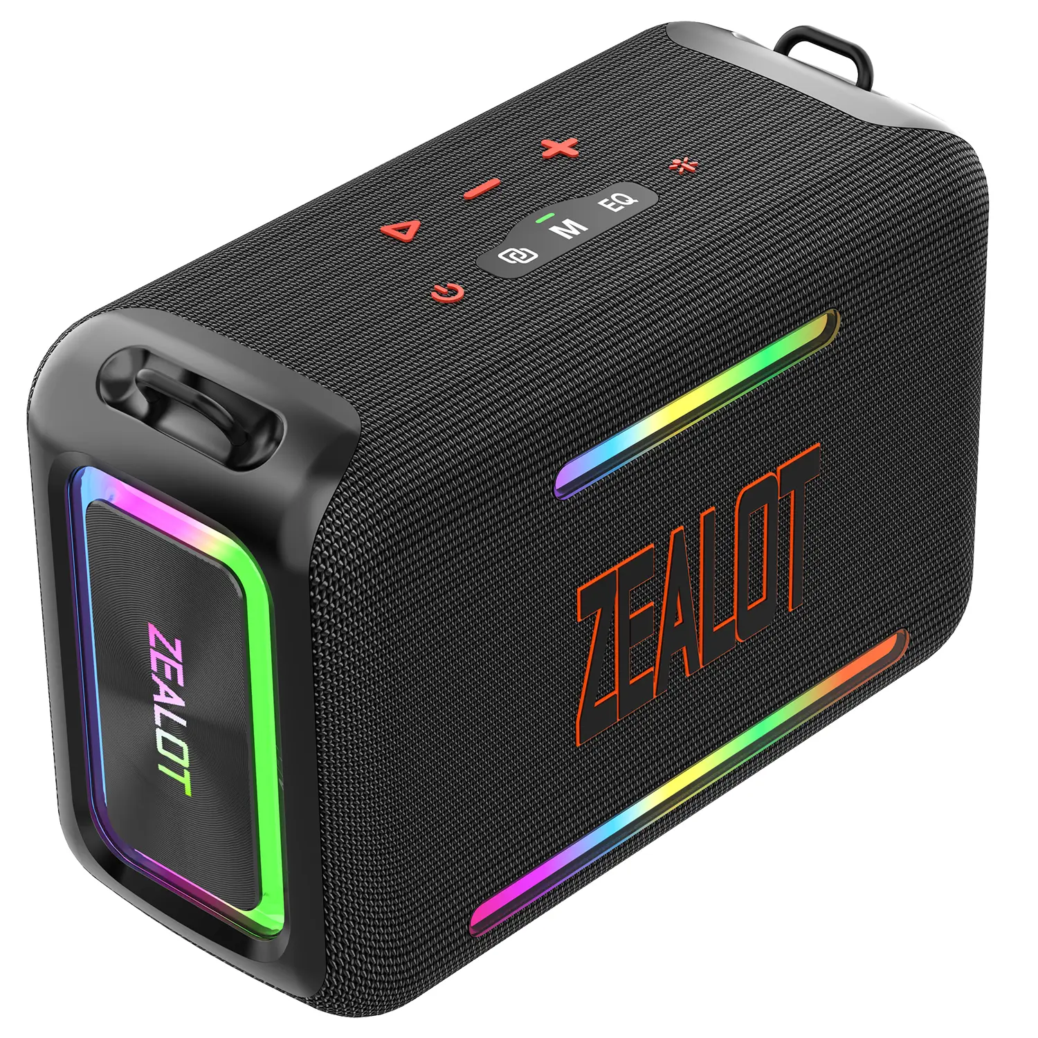 ZEALOT 120W Loud Bluetooth Speaker, HiFi Stereo & Powerful Bass, IPX7 Waterproof Portable Wireless Speaker with 24000mAh Power Bank, Rechargeable Waterproof Speakers, RGB Light, EQ, Weatherproof Loudspeaker System for Outdoor, Camping, Party & Home Use