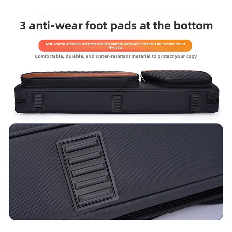 1/2 Billiard Cue Bag with Waterproof Cover, Nine-Ball 7-Hole Large Capacity Barrel Cue Bag, Stylish Billiard Cue Bag