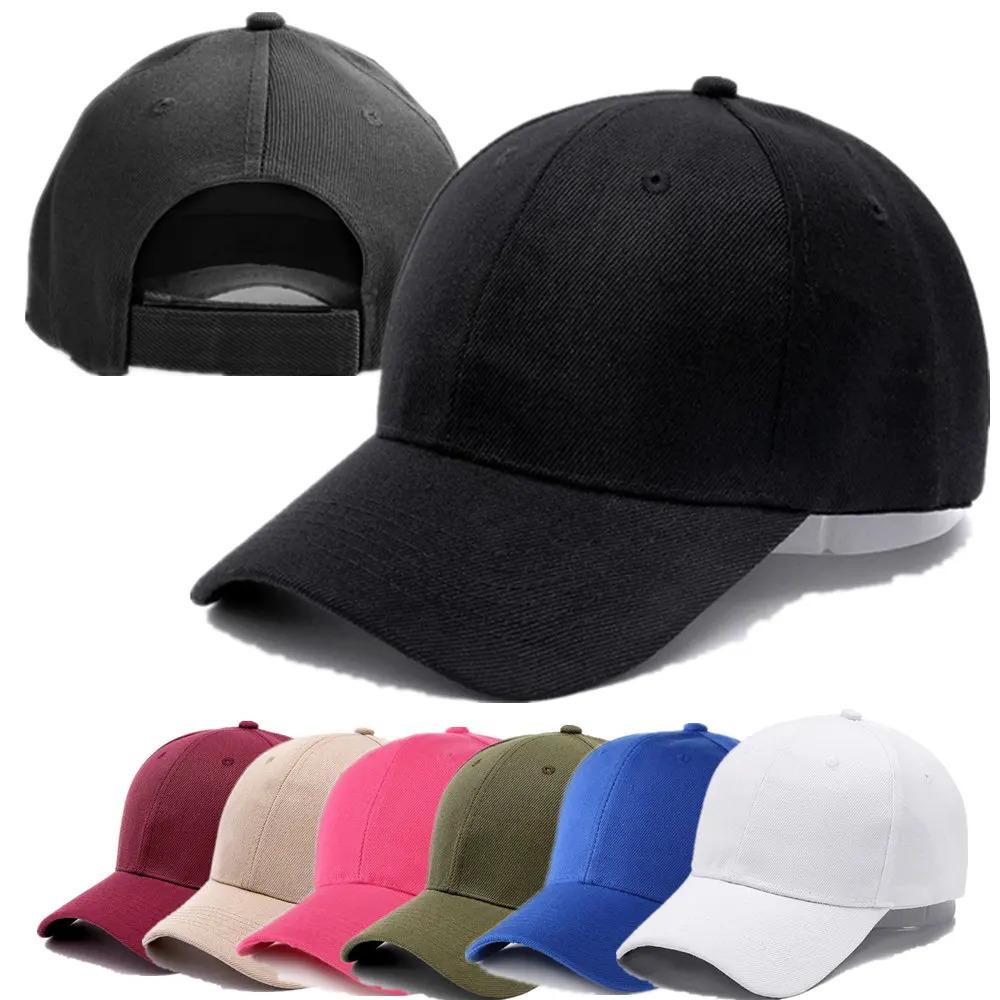 Unisex Cap Casual Plain Baseball Cap Adjustable Snapback Hats For Women Men Hip Hop Cap Street Dad Hat