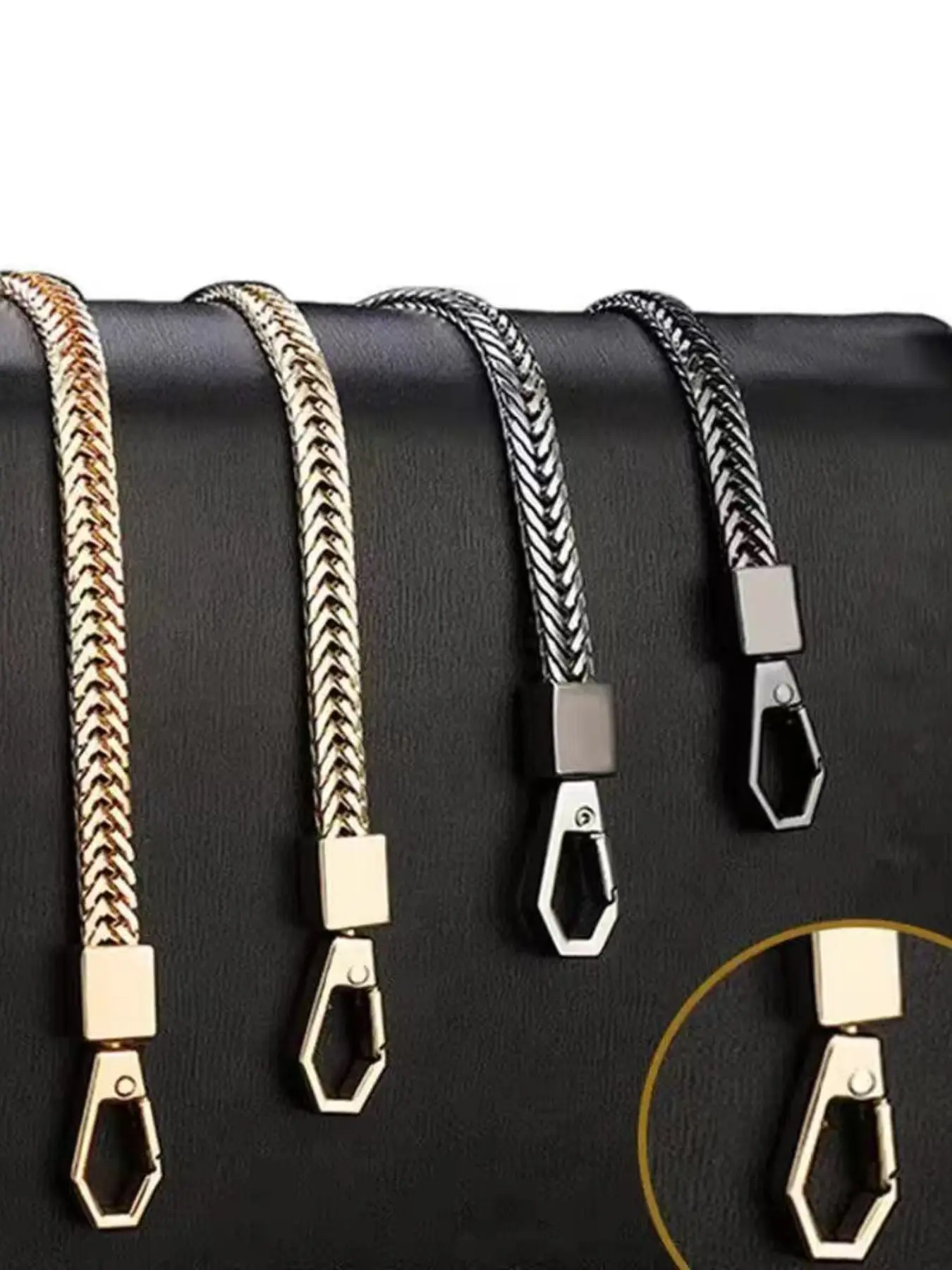 Women's Bag Chain Strap Accessories, Metal Shoulder Strap Replacement, Handbag Crossbody Strap, Fashionable Bag Hardware, Bag Straps, Purse Accessory