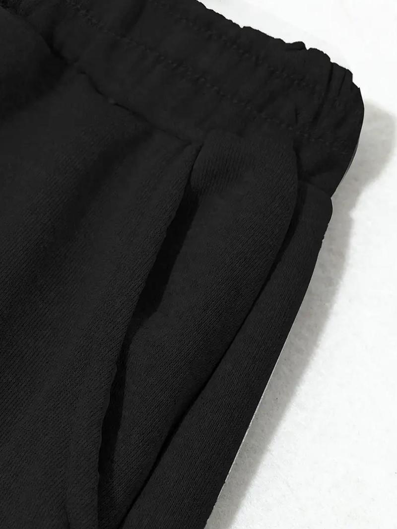 Girl's Floral Print Sweatpants, Casual Comfy Trousers for Daily Wear, Kids Bottoms for All Seasons, Graphic Pants