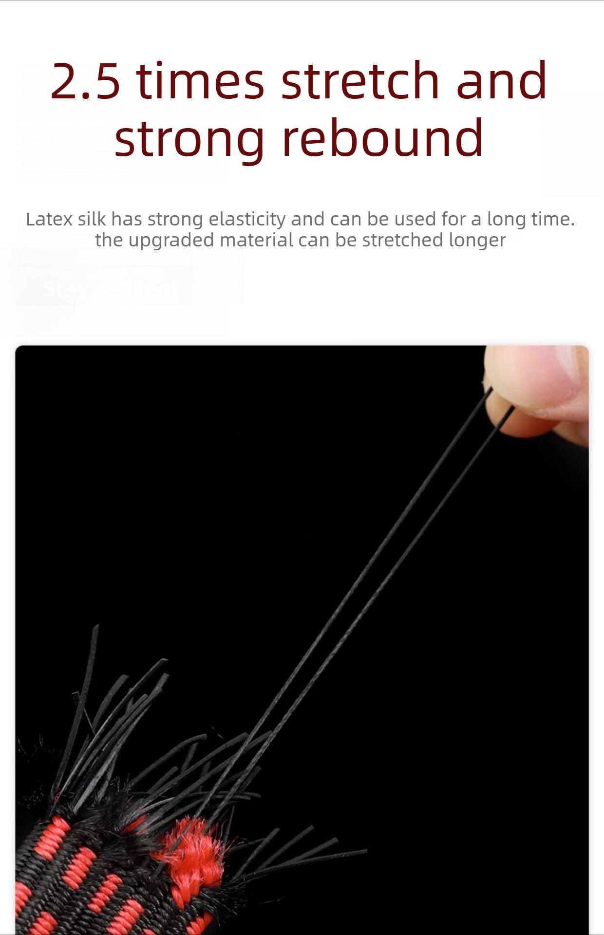 3-meter  adjustable tie-down rope, 10.24 × 2.76 × 1.57 in Motorcycle and electric vehicle handlebar straps, thickened and wide, elastic luggage straps and ropes, multi-functional high elasticity