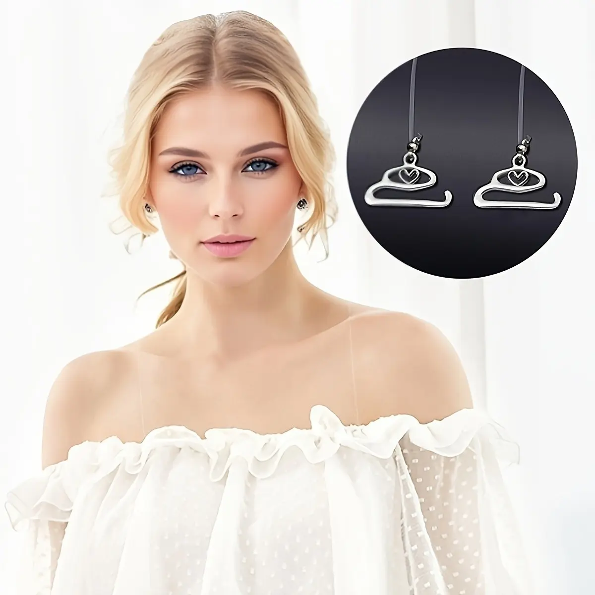Transparent Invisible Bra Straps, Non-Slip Soft Material, Skin-Friendly, Discreet Design, Essential Women's Underwear Accessory, Fit