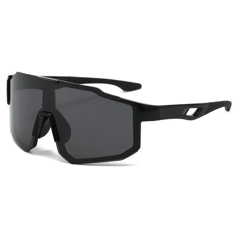 Sport Polarized Shield Sunglasses - Wrap-Around Windproof UV Protection Eyewear with Iridescent Coated Lenses for Cycling, Skiing, Outdoor Activities, Reduces Glare & Enhances Visual Clarity