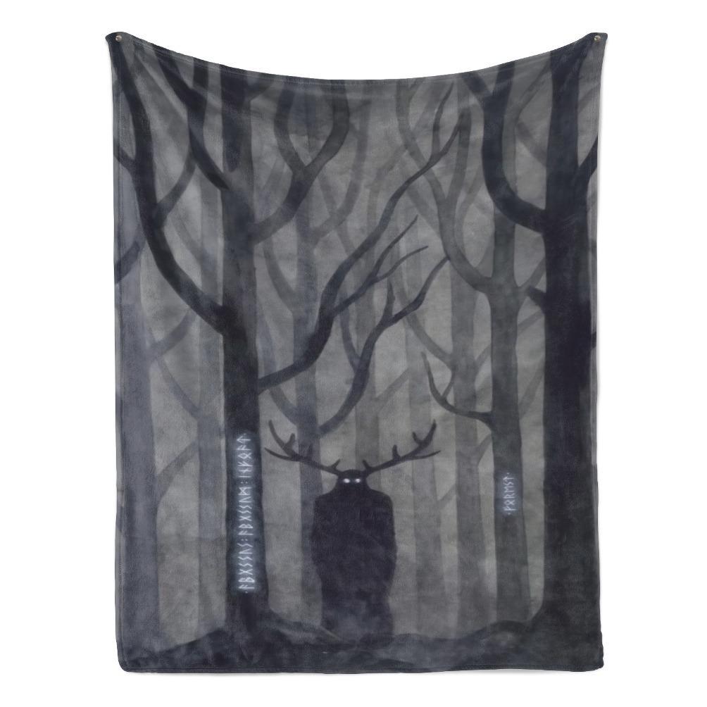 Rusty Lake Theme Flannel Blanket Surreal Mystery Game Throw Soft Cozy Plush Blanket for Couch Sofa Bed Indie Puzzle Art Aesthetic Home Decor Lightweight Travel Blanket Gamer Fan Collection Gift All Season Comfort Decorative Bed Cover