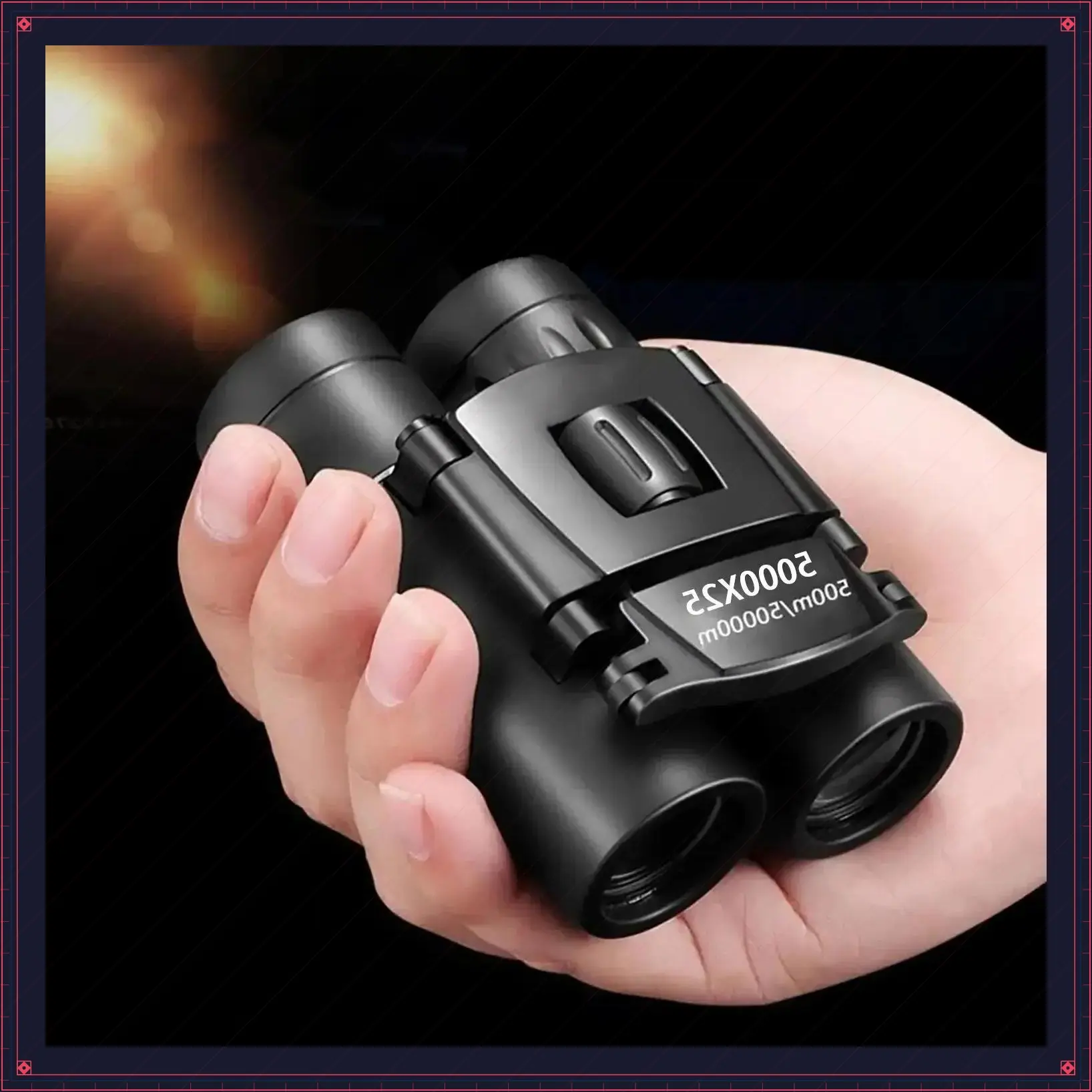 X Powerful Binoculars, Professional HD Portable Long Range High Magnification High Definition Binoculars for Safari Camping Hiking Trips Telescopes