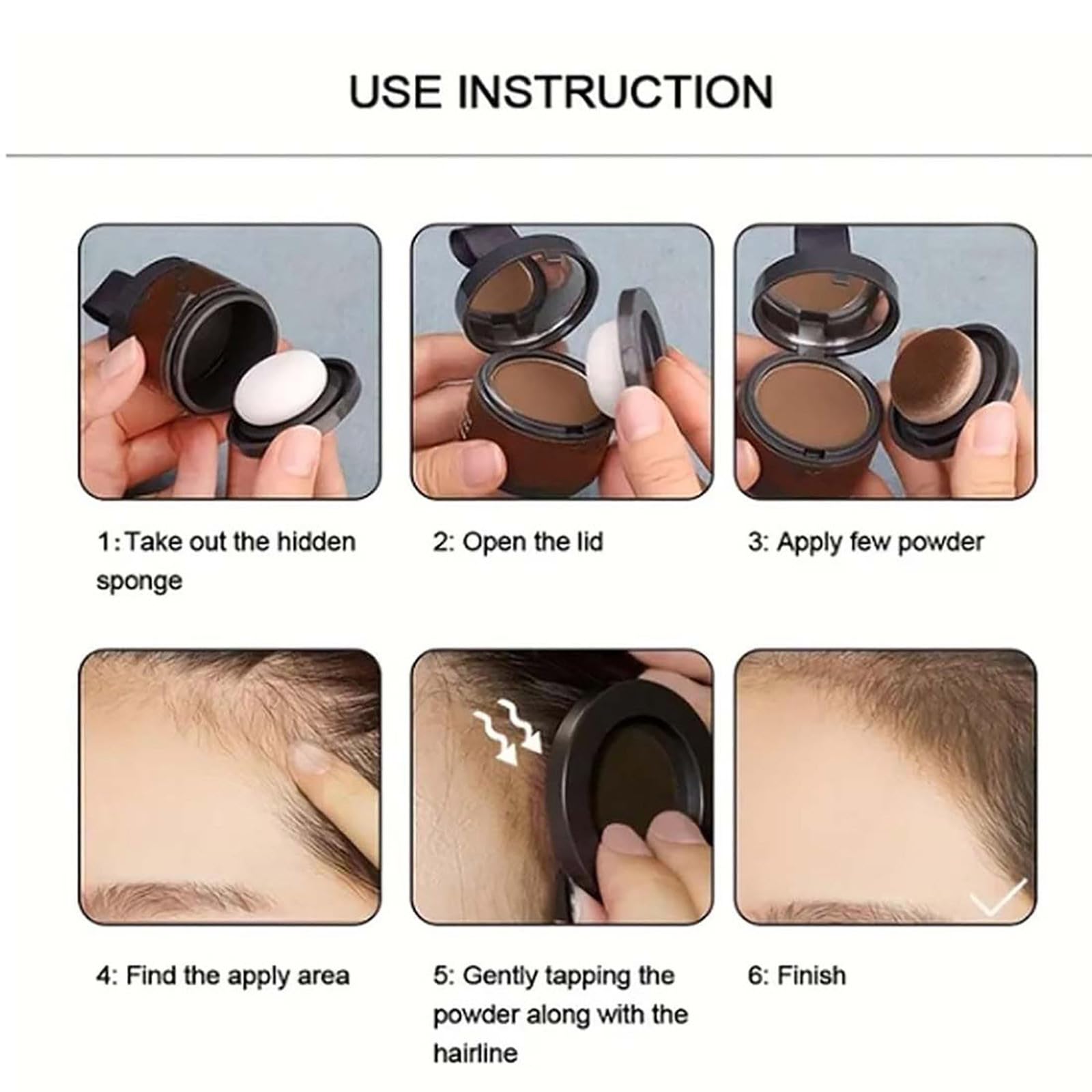 Hairline Powder Root Touch-Up – Instantly Covers Thinning Areas and Conceals Hair Loss, Creates a Natural, Fuller Hairline in Seconds Hairline Powder Root Touch-Up – Instantly Covers Thinning Areas and Conceals Hair Loss, Creates a Natural, Fuller Hairline in Seconds