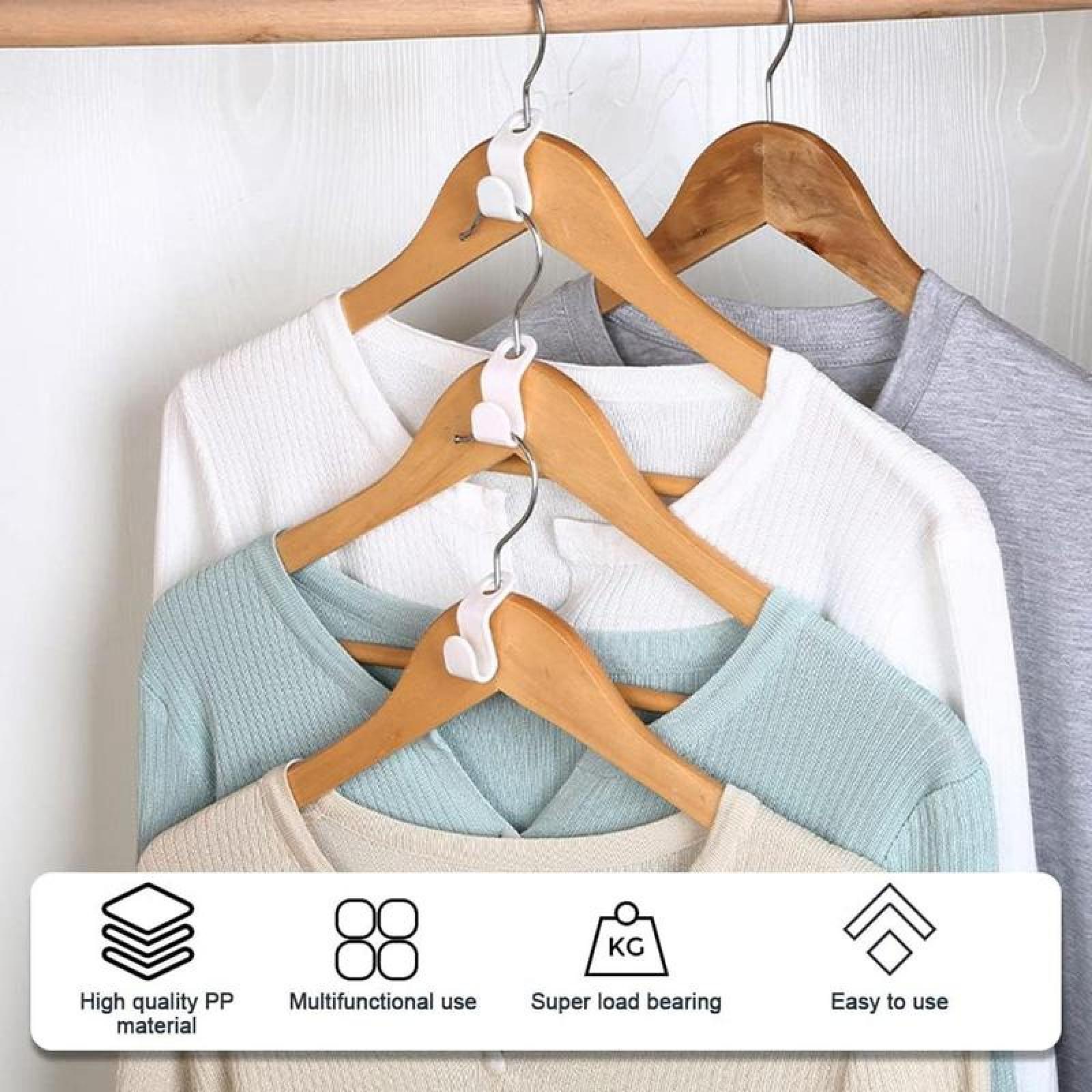 Hanger Connector Hooks,30/100 Counts Set Space Saving Clothes Hanger Extender Hooks,Multicolor Closet Organizer Hanger Clips.SENSIOHOME. Hanger Connector Hooks,30/100 Counts Set Space Saving Clothes Hanger Extender Hooks,Multicolor Closet Organizer Hanger Clips.SENSIOHOME.