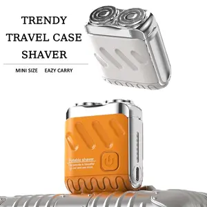 Magnetic Double Cutter Head 9000RPM High Speed Motor, Portable Shaver IPX7 Waterproof | Type-C Charge | Essential for Men to Travel | Skin-Friendly