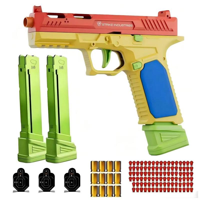 Soft Bullet Gun, Automatic Shell Bullet Toy Gun, Educational Shooting Game Toy, Very Suitable for Outdoor Multiplayer Cooperative Games Under 8 Years Old