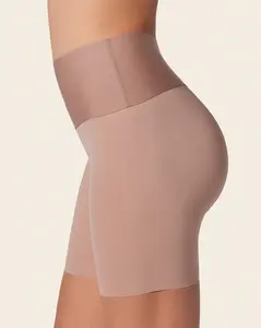 OEAK Stay-In-Place Smooth Shapewear Shorts – Soft Fabric Ruched Design for Compression & Anti-Slip Grip Technology | Short de Compresión con Fajón Antideslizante, Aspecto Invisible faja